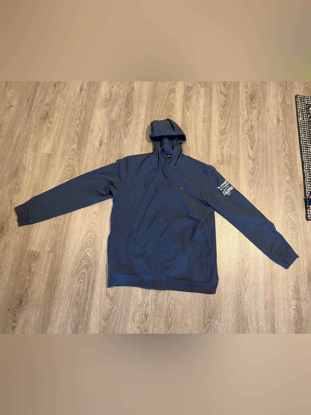 Travis Mathew Wanderlust Full-Zip Hoodie Navy Golf Club Men's XL